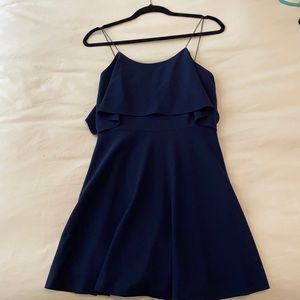 Alice + Olivia navy blue cocktail dress